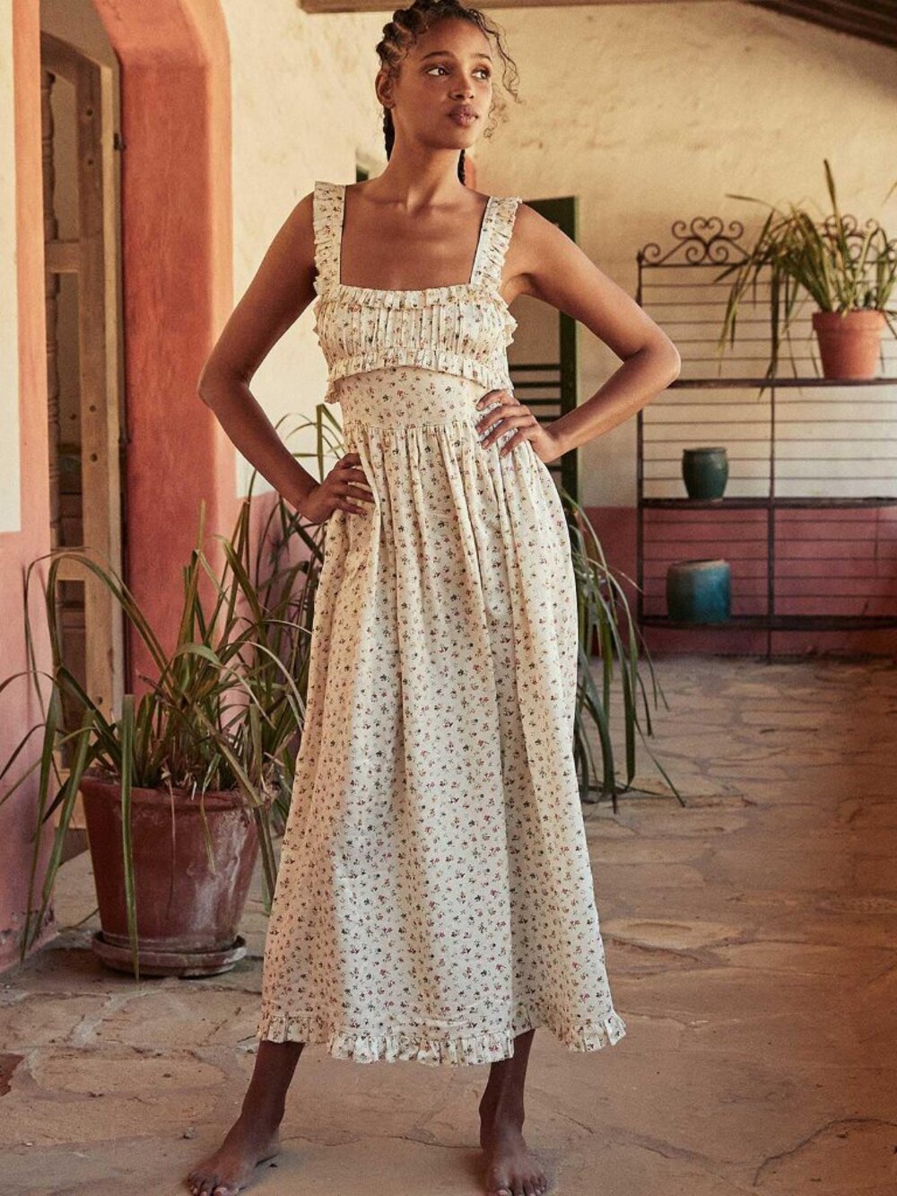 Doen Insbrook Dress Cottage Breeze Floral
